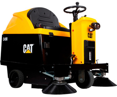 Cat® C49R Auto Ride-On Sweeper